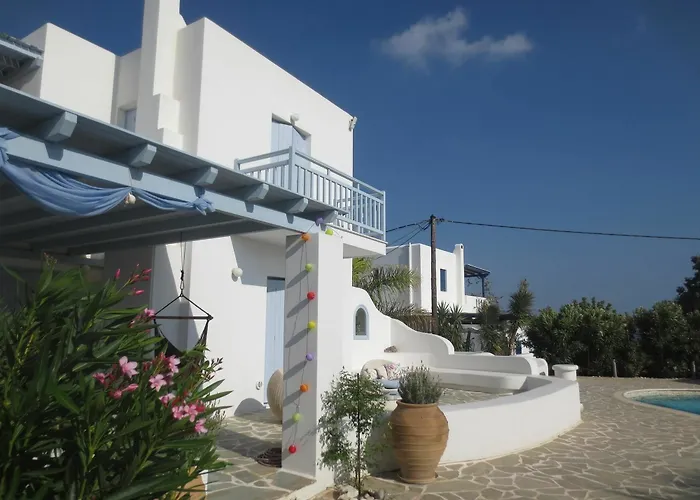 Gorgeous Villa In Sunny Naxos Featuring Multiple Terraces And A Pool - Pirgaki  photo
